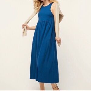 JCrew Knit cutaway tank maxi dress